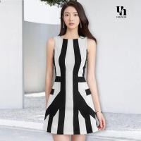 ราคา Urbanease ชุดเดรสแขนกุดคอกลมชุดแฟชั่นลำลอง 24070319801 (22530791599)