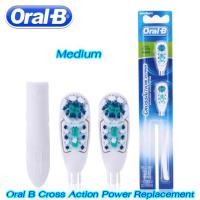 ราคา Oral B Cross Action Power Oral B Cross Action Replacement Meduim แปรงสีฟันไฟฟ้าOral B หัวแปรงสีฟันไฟฟ้าOral B (21901359599)
