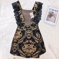 ราคา เดรสและจั้มกก ผ้าทอดิ้นทองพรีเมี่ยม อกแต่งลูกไม้ ลำลอง P044 (21995862558)