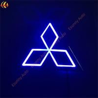 ราคา ตราสัญลักษณ์โลโก้รถยนต์ LED ของ Mitsubishi 5D เหมาะกับด้านหน้าหรือด้านหลัง เปลี่ยนโลโก้เดิม เหมาะกับ Mitsubishi ASX Lancer GALANT LIONCEL Zinger CUV Outlander Pajero Mirage (20151513679)