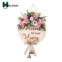 ราคา พวงหรีดแบบแขวน FAWEILIN ประตูหน้าต้อนรับห้องนั่งเล่นป้ายประตูต้อนรับ (22212991711)