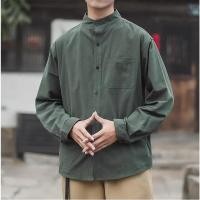 ราคา cod 3สี M 5XL เสื้อเชิ้ตผู้ชาย แขนยาว ไซส์ใหญ่ ผ้าลินิน แฟชั่นฤดูร้อน สไตล์เกาหลี เสื้อผู้ชาย ขาวcvbrtcvbrfrb (21583017010)