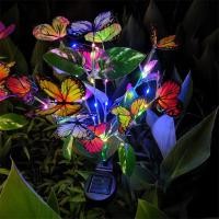 ราคา พลังงานแสงอาทิตย์ LED จำลองสีผีเสื้อโคมไฟพื้นสวนกลางแจ้งลานโคมไฟตกแต่งโคมไฟตั้งพื้นสนามหญ้า (22227430983)