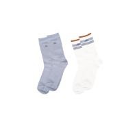 ราคา Mc jeans ถุงเท้าผู้ชาย แพค 2 คู่ สีขาวและเทา M12Z010 (21563903590)