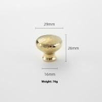 ราคา ตู้เสื้อผ้าสไตล์ฝรั่งเศสมือจับตู้ทองแดงบริสุทธิ์รูปแบบค้อนจับลิ้นชักวงกลมทองเหลืองตู้ครัวมือจับประตูเฟอร์นิเจอร์ที่จับขนาดเล็ก (21959818061)