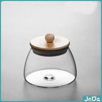 ราคา JeDa โหลแก้วฝาไม้เก็บวัตุดิบ ทรงโอ่ง กระปุกใส่ขนม ขวดใส่เครื่องปรุง Food Storage (22521731030)