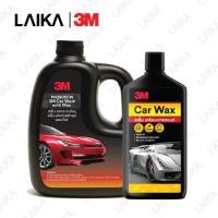 ราคา 3M แชมพูล้างรถ สูตรผสมแวกซ์ 2in1 3M Car Wax แวกซ์เคลือบเงารถยนต์ สูตรผสมแวกซ์คานูบา 400 มล (20392611021)