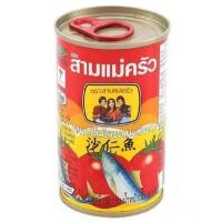 ราคา ปลากระป่องสามแม่ครัวปลาซาร์ดีนในซอสมะเขือเทศ เเบบฝาดึง1แพ็คมี10กระป่อง (21754933770)