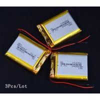 ราคา Rechargeable 3 7V 2400mAh 104050 Lithium Polymer Battery Li Po li ion Lipo cells For GPS MP3 MP4 Driving Recorder (22367443970)