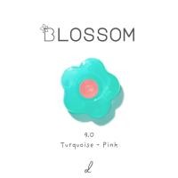 ราคา daintyme Blossom bracelet กำไลข้อมือหิน ลูกปัด เรซิ่นดอกไม้ กำไลสแตนเลส (22524455791)