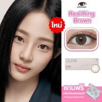 ราคา Olens รุ่น Real Ring Brown 1Day คอนแทคเลนส์รายวัน สีน้ำตาลกลาง โทนธรรมชาติ นำเข้าจากเกาหลี lensfarhang (21995974790)