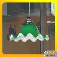 ราคา TSP Lighting โคมไฟห้อยฝาจีบโบราณ สีเขียว ขั้วE27 TSP (22042607456)