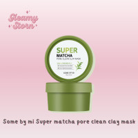 ราคา พร้อมส่ง แท้ มาส์กโคลนชาเขียว Some by mi Super matcha pore clean clay mask ขนาด 100g (21598436967)