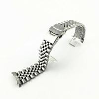 ราคา For Seiko Solid Stainless Steel Band 20mm 22mm Mens Sports Strap srpd skx007skx009 SRPD63K1 jubilee Curved End celet (20809500594)