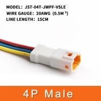 ราคา 1 Set JST Automobile Car Waterproof Connector 2 3 4 6 8Pin Male Female Harness Plug Socket with 15CM Wire 0 6MM JST02T 02R JWPF (20605513471)