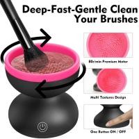 ราคา Electric Makeup Brush Cleaner Machine Portable Auto Spinner Brush Cleaner Tools for All Size Make Up Brush Cleaner (21284145386)