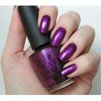 ราคา พร้อมส่ง OPI Suzi and the 7 dusseldorfs ยาทาเล็บสีม่วงมะเขือม่วง มีชิเมอร์เล็กๆ Electric purple with pearl finish แท้ (22495080936)