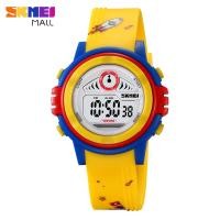 ราคา SKMEI นาฬิกาข้อมือเด็กผู้ชายวัยเด็กของเด็กผู้หญิง Corlorful ไฟ LED นาฬิกาจับเวลา50เมตรสัญญาณกันขโมยแบบกันน้ำ37 6มม (21731986919)