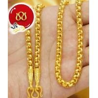ราคา C9สร้อยคอลายหวายเกลี้ยงมีหนัก1บาท2บาท3บาท5บาท แถมฟรีตะขอมีตราปั้ม งานคุณภาพสีเหมือนของจริง (12364141343)