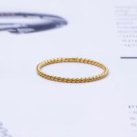 ราคา แหวนเงินแท้ 925 Silver Jewelry แหวนมินิมอล เคลือบทองแท้ Yellow Gold (18175695709)