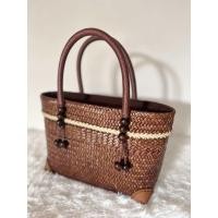 ราคา กระเป๋าสานกระจูด สายลูกปัด ขนาด 10 8 นิ้ว (21122971887)
