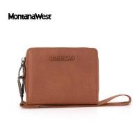 ราคา Montana West รุ่น Zippy กระเป๋าสตางค์ ใบสั้น พร้อมสายคล้องมือ กระเป๋าสตางค์สำหรับผู้หญิง หนัง PU (22668190953)
