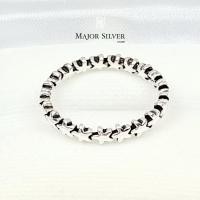 ราคา Star ring แหวนดาวรอบวง เรียบๆ แฟชั่น สไตล์อินเทรน แหวนเงินแท้ 925 Major Silver (4824266293)