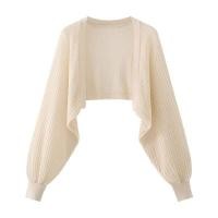 ราคา เสื้อคาร์ดิแกนกันแดดผ้าถักวิสคอสเสื้อคลุมตัวเล็กแบบบางฤดูร้อนสำหรับผู้หญิงเสื้อกั๊กกระโปรงสายเดี่ยวเสื้อคลุมไหล่ใส่ด้านนอกเสื้อคลุมฉลุลาย (21991181312)