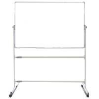 ราคา กระดานไวท์บอร์ด White Board 2 ด้าน พร้อมตะขอสำหรับแขวนติดผนัง ลบได้ ติดแม่เหล็กได้ สินค้ามีหลายขนาด (22518668823)