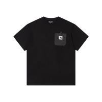 ราคา 2023 NewCARHARTT WIP Arrivals Logo Mountain Oversize Cotton Coat Men Wome Tshirt Breathable Top Tees Eurocode Simple High Quality Short Sleeve T Shirt Black White (20021362678)