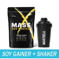 ราคา MATELL SOY PROTEIN GAINER 2Lb เวย์ ซอย โปรตีน 908 กรัม ถั่วเหลือง เพิ่มน้ำหนัก แถม แก้วเชค สุ่มสี Shaker 500 ml (16272017064)
