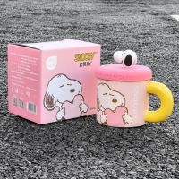 ราคา พร้อมส่ง แก้วมัคเซรามิค พร้อมฝาปิด ลาย Snoopy 360ml ลิขสิทธิ์แท้ (21399602693)