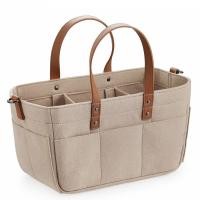 ราคา Baby Felt Storage Nursery Organizer Basket Infant Diaper Bag with Handle Changing Nappy Kids Storage Carrier (20401915985)
