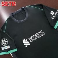 ราคา เสื้อฟุตบอลสโมสร ทีม ลิเวอร์พูล เยือน สีดำ ล่าสุดปี 2024 25 AA0116 เกรดแฟนบอล รับทำชื่อ เบอร์ ไซส์เอเชีย XS 4XL (22602255984)