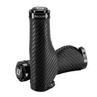 ราคา ROCKBROS Bicycle Grip Universal PU Leather Ergonomics Soft Comfortable Bike Handlebar Carbon Pattern Anti Slip Bicycle Accessories (22394800835)