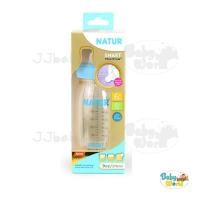 ราคา Natur ขวดนมคอกว้าง สีชา 5 9 ออนซ์ Smart Biomimic จุกหลายรู (22094911403)