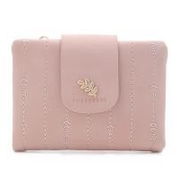 ราคา กระเป๋าเหรียญขนาดเล็กมีซิปกระเป๋าสตางค์ใบสั้นกระเป๋าเงินของผู้หญิงพิมพ์ลายดอกไม้ใหม่ (21586259606)