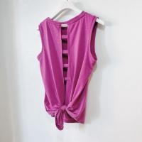 ราคา KIRA TANK เสื้อแขนกุด หน้าสั้นหลังยาว ด้านหลังเป็นเส้นแบบขั้นบันได 4เสตป เพื่อโชว์สปอร์ตบราใส่ได้2 แบบ ใส่ผูกหลัง หรือ ปล่อยผ่าหลังได้ (18391345603)