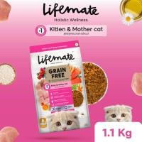 ราคา Lifemate Grain Free Kitten Mother อาหารสูตรแม่แมวและลูกแมว (22589543340)