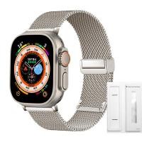 ราคา ลูปแม่เหล็กแบบมิลานสำหรับสายสายคาด Apple Watch สร้อยข้อมือเหล็กสแตนเลส87653แบบพิเศษสำหรับ I Watch 38Mm 40Mm 42Mm 44Mm 41Mm 45Mm 49Mm (18571908021)