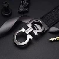 ราคา เข็มขัดวัยรุ่นวัยกลางคนเข็มขัดสูทแบบเป็นทางการรูปที่ 8 เข็มขัดธุรกิจหนังแท้หัวเข็มขัดเข็มขัดผู้ชาย (20621741076)