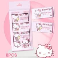 ราคา 8pcs pack cartoon Sanrio mini wet wipes baby wet wipes hand and mouth cleaning wet wipes portable thick soft cleaning wet wipes strawberry bear crayon Shin chan cartoon packaging wet wipes (2242859588
