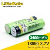 ราคา หัวนูน ถ่านชาร์จ 18650 Liitokala NCR18650B 3 7V Li ion 3400mAh (22177500622)