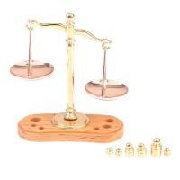 ราคา เครื่องชั่งน้ำหนักความสมดุลแนววินเทจขนาดเล็กแบบจำลองย่อขนาดความยุติธรรมโลหะโบราณของขวัญสำหรับเด็ก (21103236147)