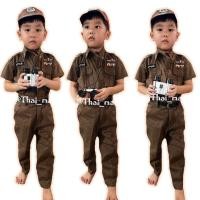 ราคา ชุดตำรวจเด็ก ชุดตำรวจจิ๋ว ชุดอาชีพเด็ก ชุดอาชีพในฝัน เด็กชายและเด็กหญิงสำหรับเด็กอายุ 2 12 ปี ชุดมี เสื้อ กางเกง และหมวก (19606505572)