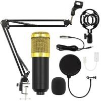 ราคา BM800 ไมค์อัดเสียง ไมค์ คอนเดนเซอร์ Pro Condenser Microphone BM800 พร้อม ขาตั้งไมค์โครโฟน และอุปกรณ์เสริม โช้คอัพโลหะ (21803862551)