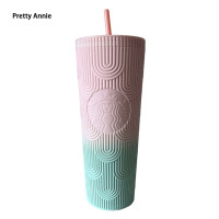 ราคา FAWEILIN ไซเรนลาย Starbucks น่ารักระดับ710มล สีชมพูแก้วเก็บความร้อนหรูหรากระบอกน้ำ (22213025622)