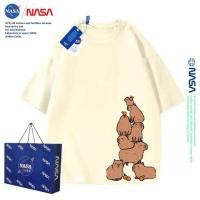 ราคา ASRV เสื้อยืดผู้ชาย เสื้อผ้าผู้ชาย t shirt for men NASA เสื้อยืดฤดูร้อนแขนสั้นเสือภูเขา Kapibara หลวมอเนกประสงค์สำหรับทั้งหญิงและชายลำลองเสื้อยืดคอกลม (22074179048)