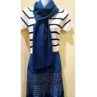 ราคา ผ้าพันคอ ผ้าฝ้ายย้อมคราม (21202772001)