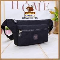 ราคา กระเป๋าคาดอก กระเป๋าคาดเอว รุ่น KB 2423 ยี่ห้อ LING KUB มีเก็บปลายทาง คาดเอวแม่ค้า คาดเอว กระเป๋าคาดเอว คาดอก (21491615771)